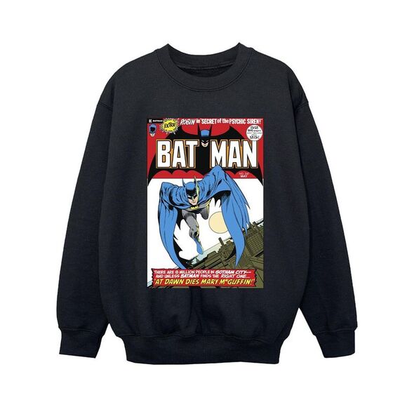 DC Comics Boys Running Batman Cover Sweatshirt / Black